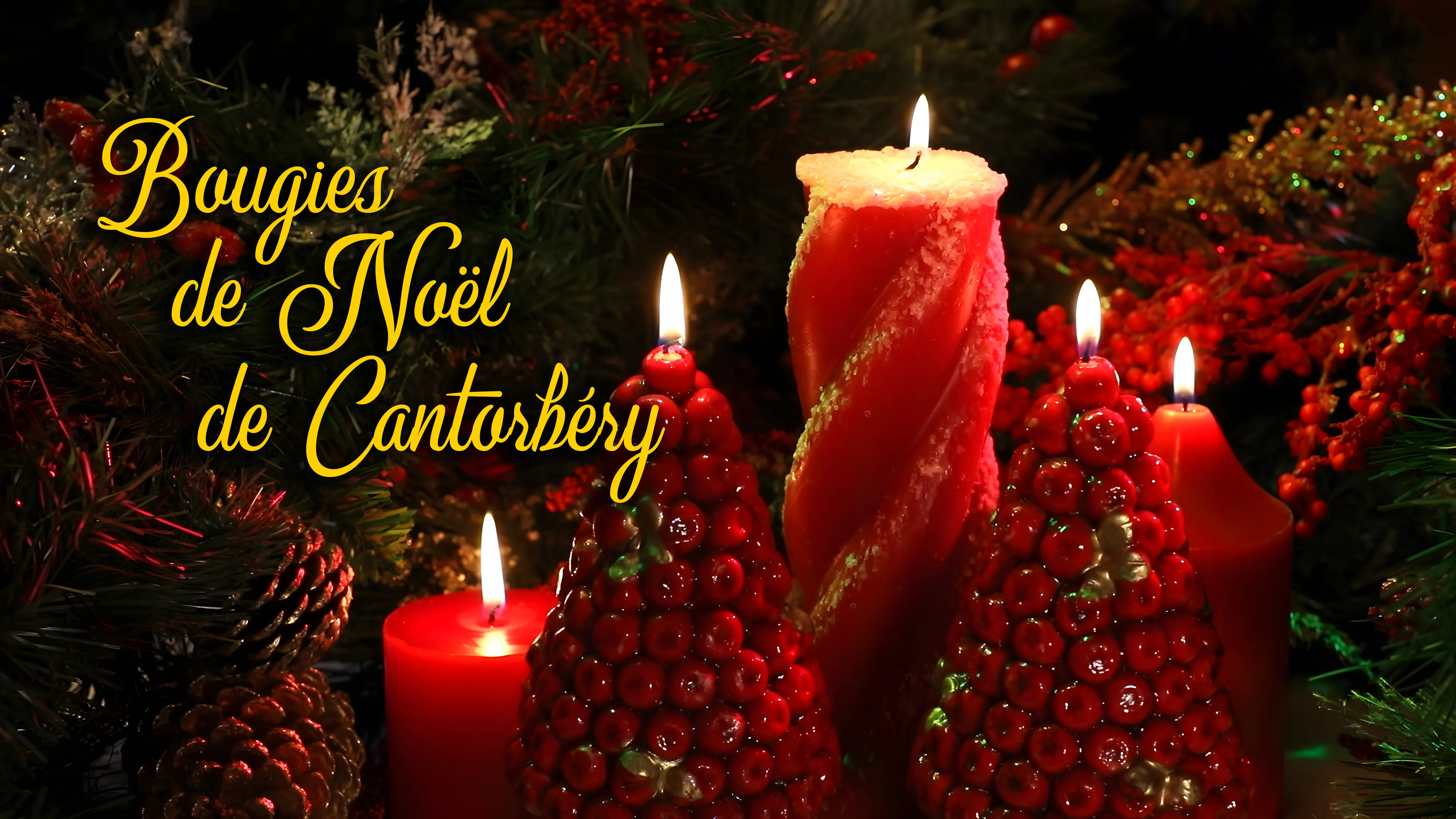 Bougies de Noël de Cantorbéry poster
